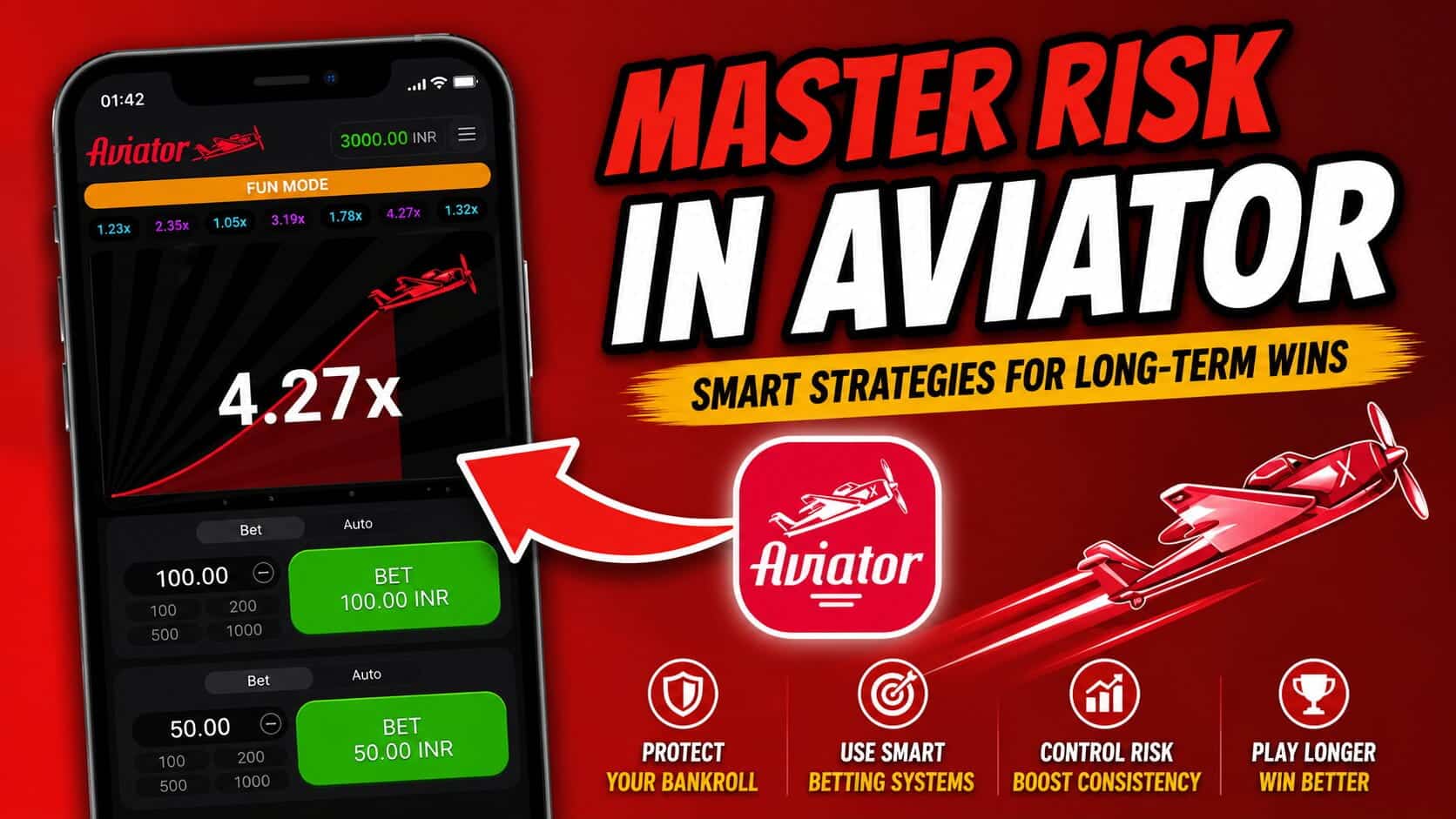 manage risk in aviator